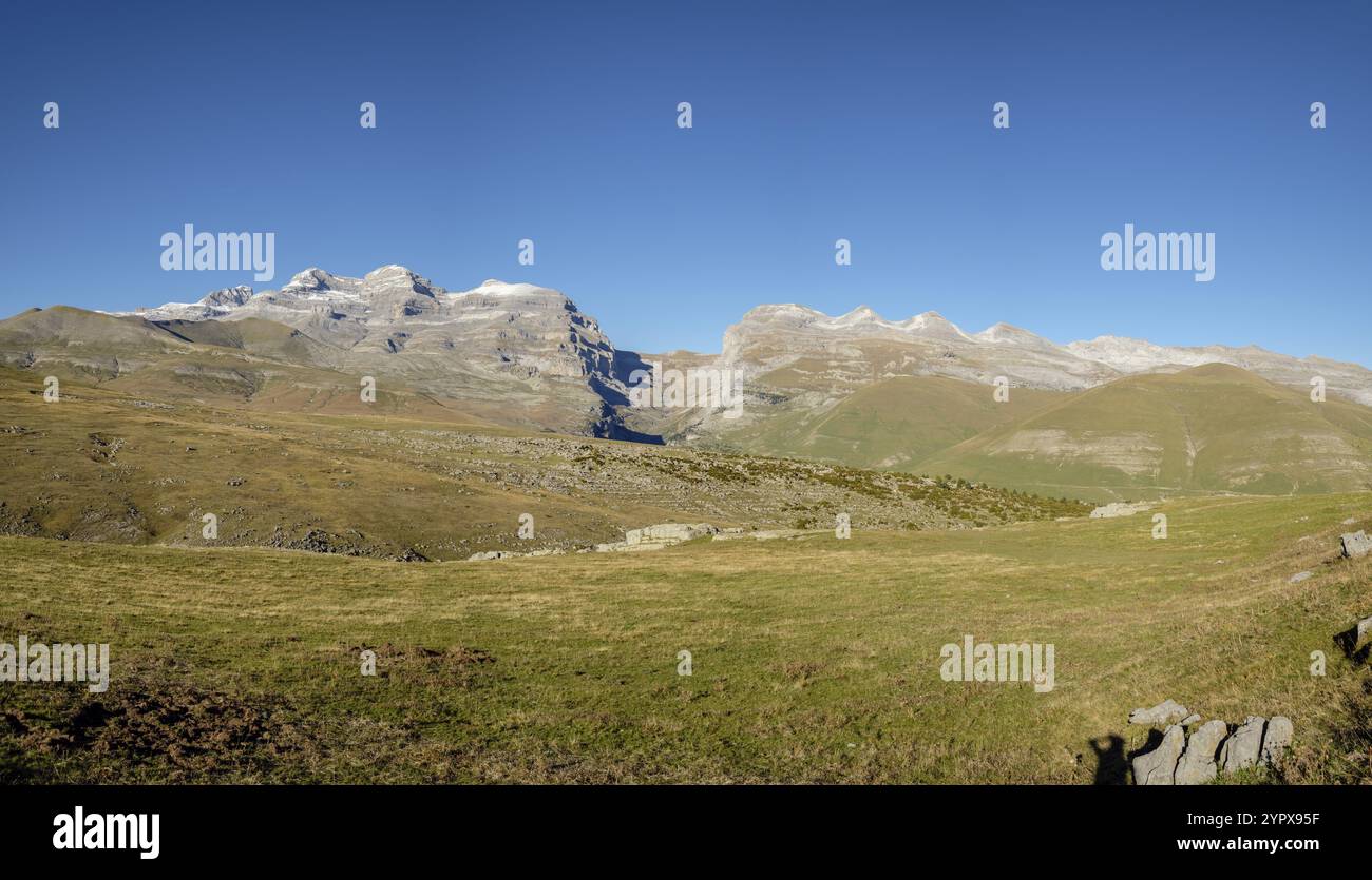 Parque nacional de Ordesa y Monte Perdido, comarca del Sobrarbe, Huesca, Aragona, cordillera de los Pirineos, Spagna, Europa Foto Stock