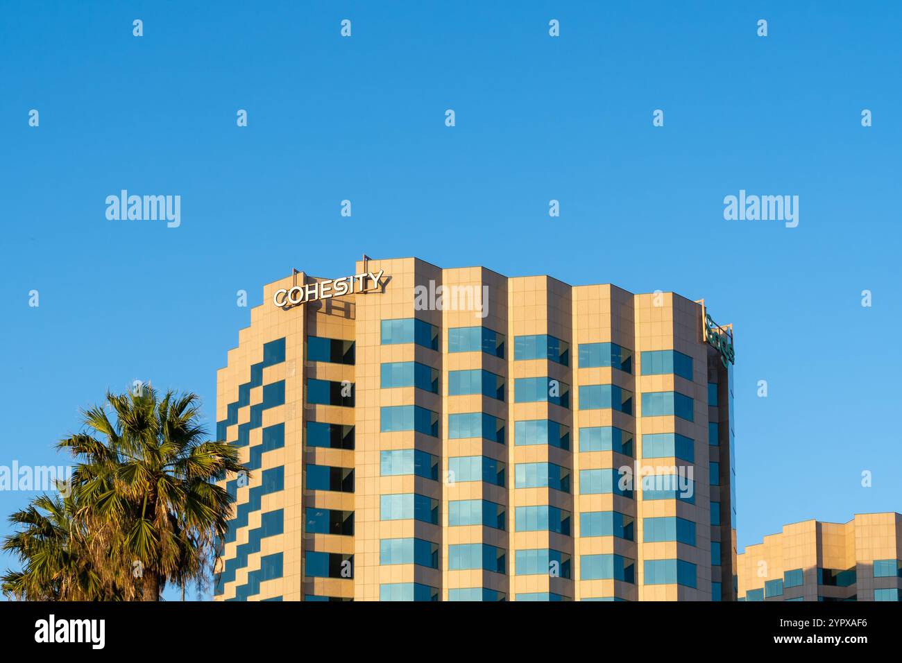 Sede centrale della Cohesity a San Jose, California, USA Foto Stock