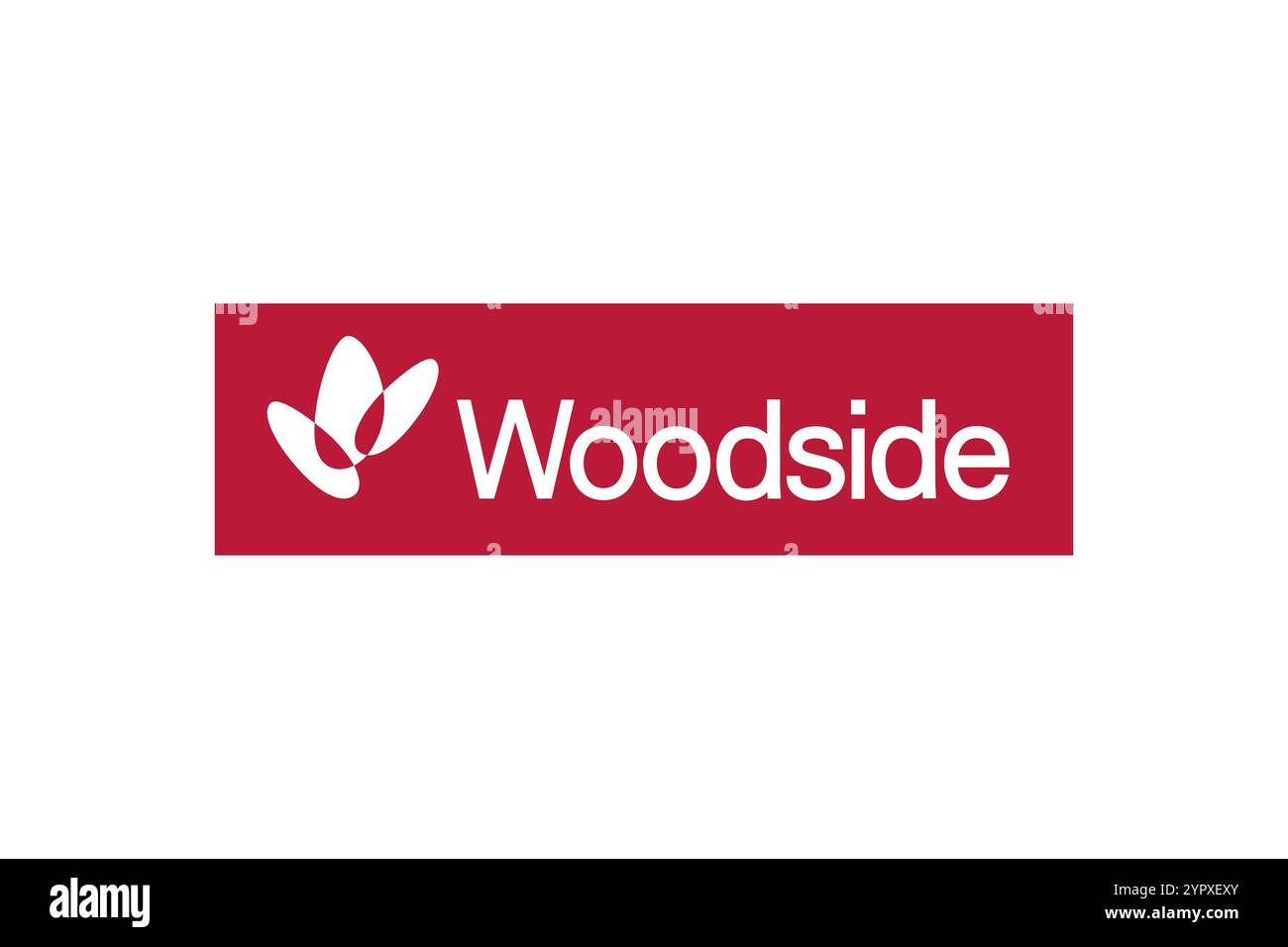 Il logo della società Woodside, produzione di petrolio, sede centrale a Perth, Australia Studio Photo, bassa Sassonia, Repubblica federale di Germania Foto Stock