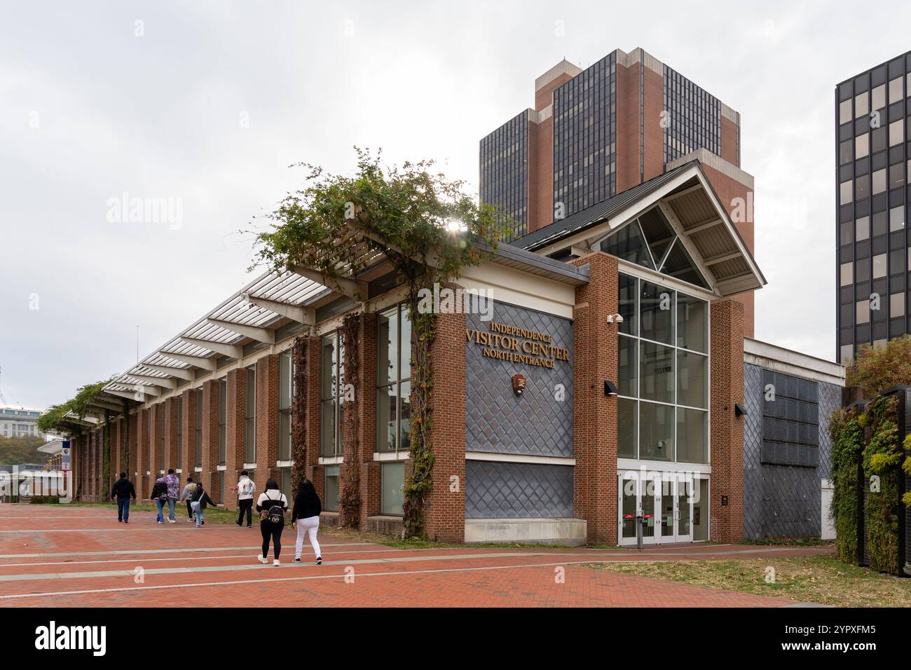 Independence Visitor Center di Philadelphia, Pennsylvania, Stati Uniti Foto Stock