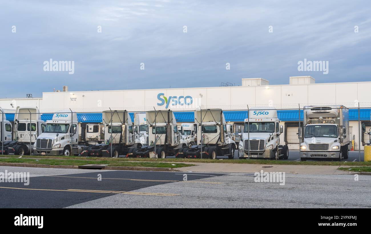 Impianto Sysco Philadelphia a Philadelphia, Pennsylvania, Stati Uniti Foto Stock