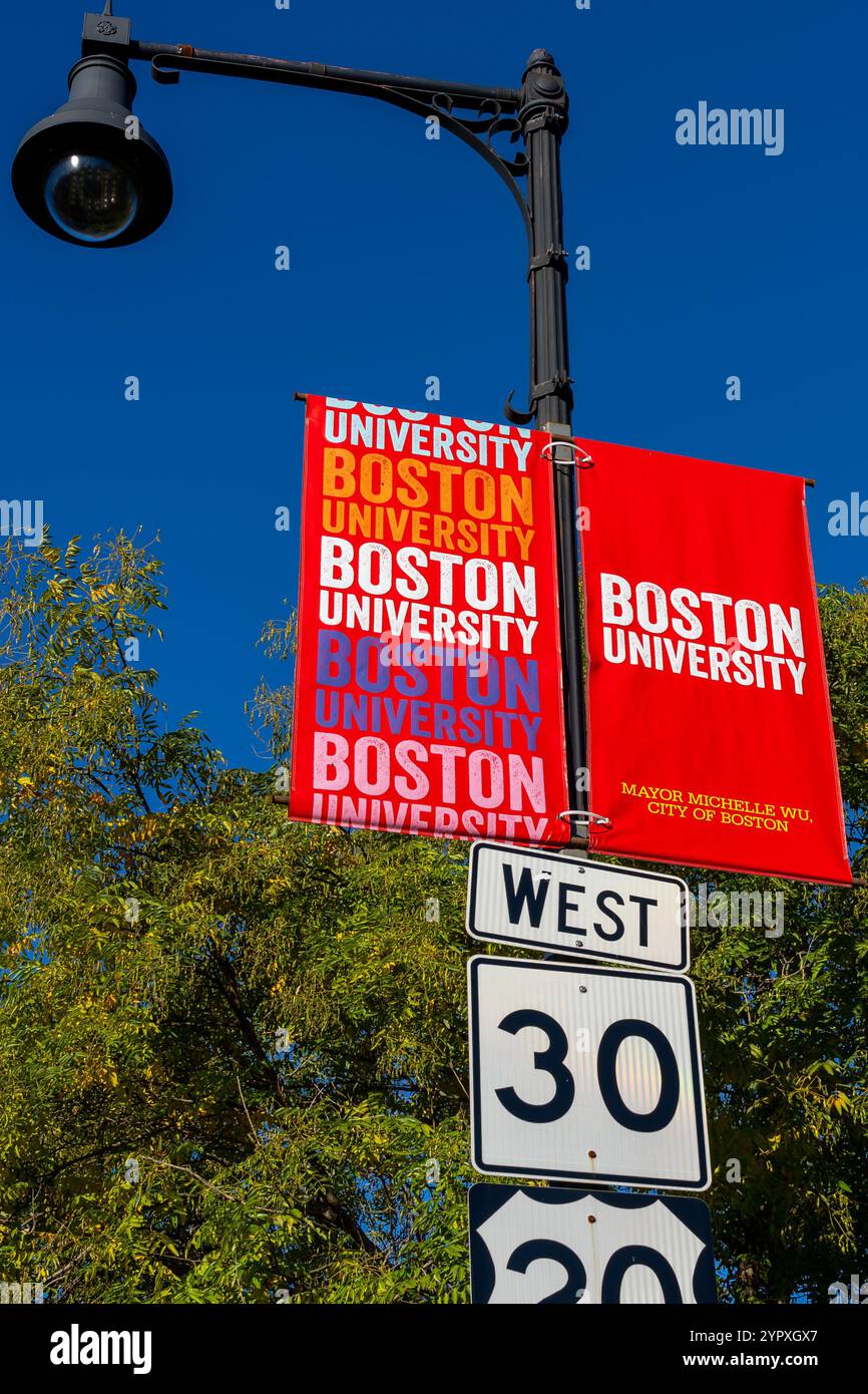 Insegna all'Università di Boston presso il campus di Boston, Massachusetts, USA Foto Stock