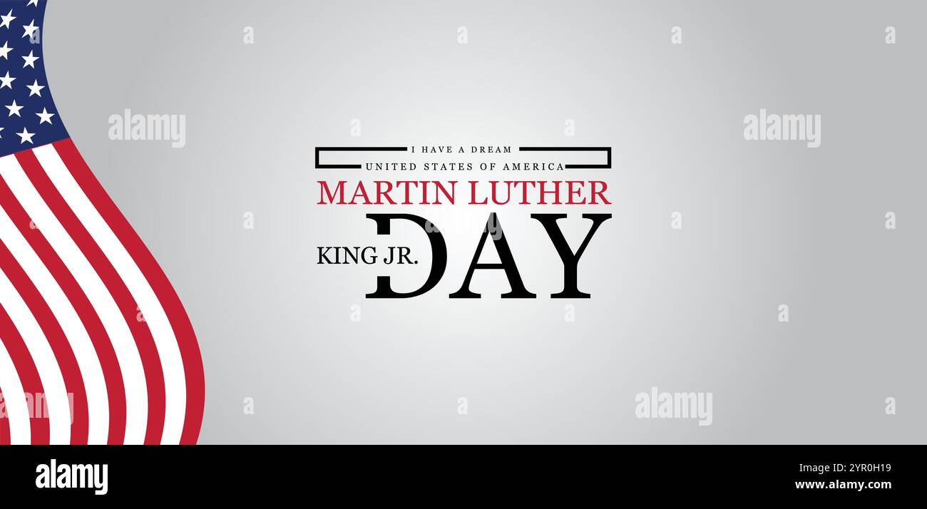 Riflettendo sul Martin Luther King Day un'Ode to Dreams Illustrazione Vettoriale
