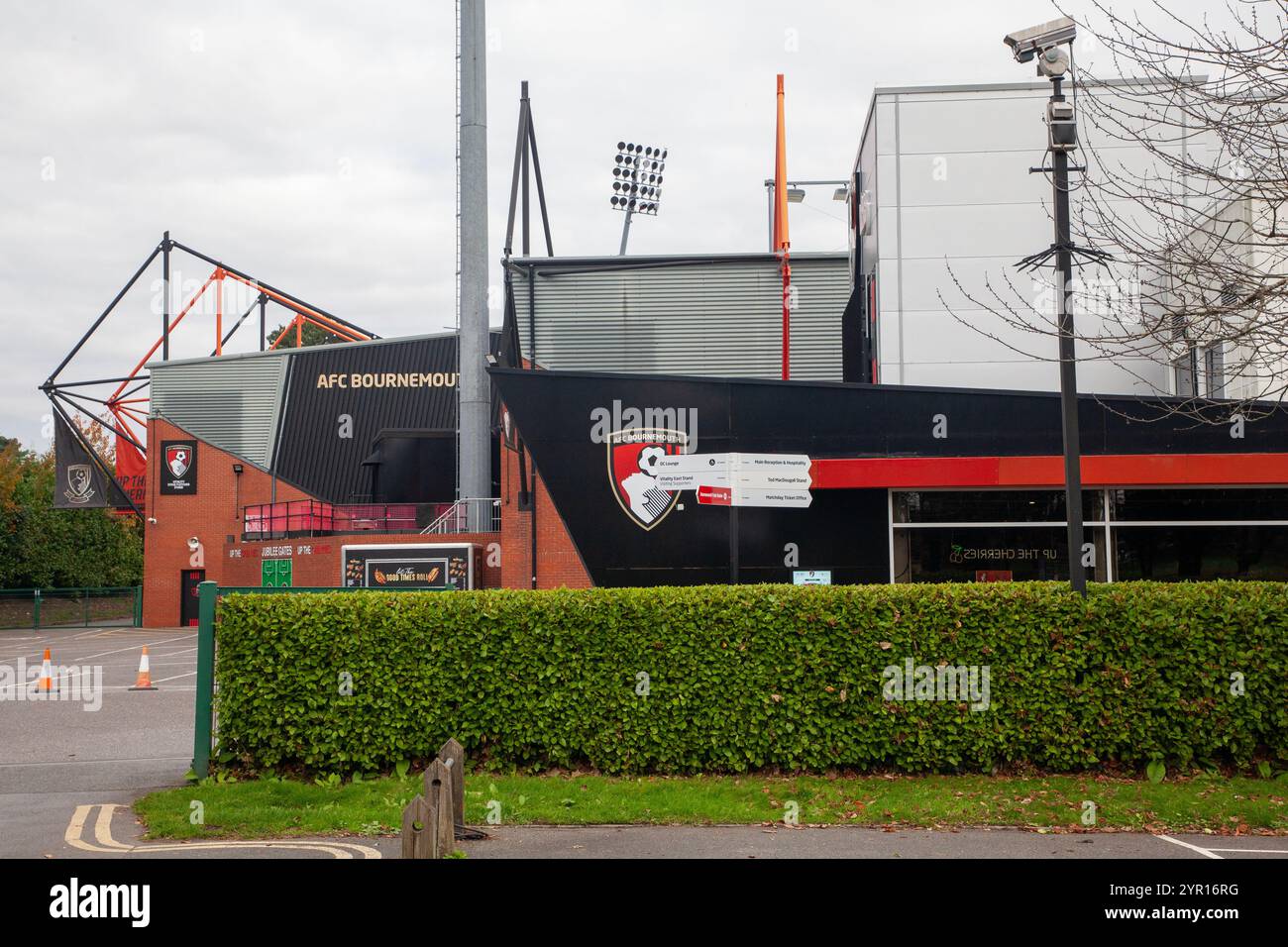 Dean Court attualmente conosciuto come Vitality Stadium, AFC Bournemouth's Stadium Foto Stock