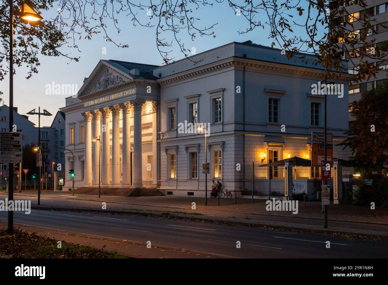 Biblioteca della città vecchia di Francoforte, Francoforte, Germania Foto Stock