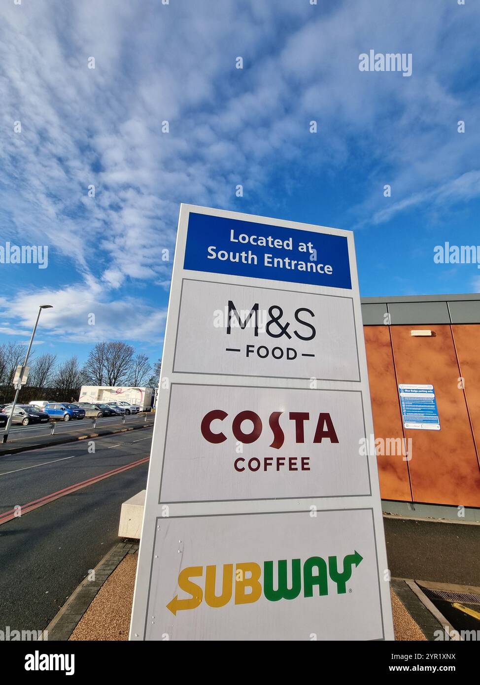 Northampton NHS General Hospital - Immagine stock catturata con smartphone