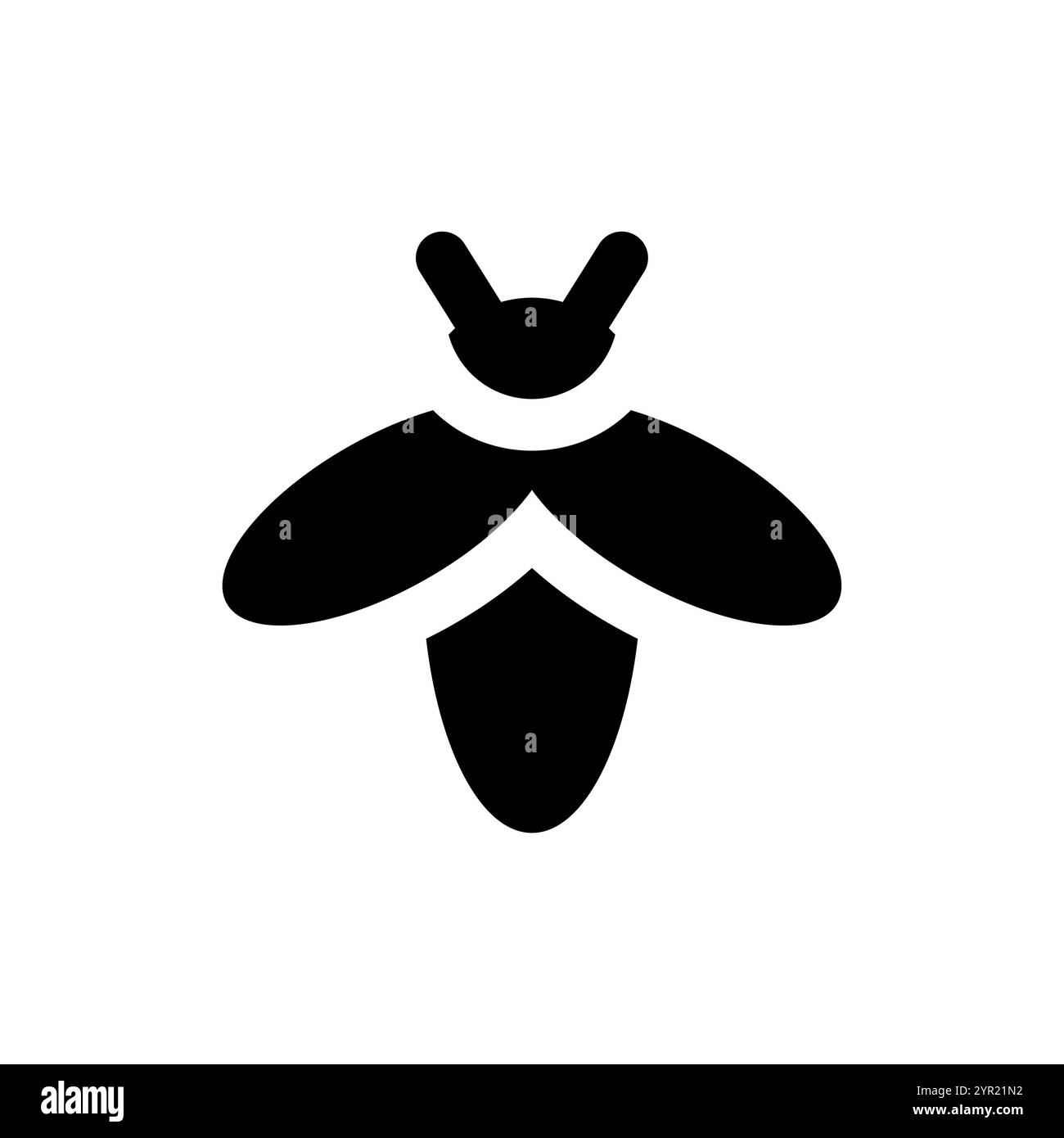 Simbolo dell'icona Pest. Beetle, insegna della mosca Illustrazione Vettoriale