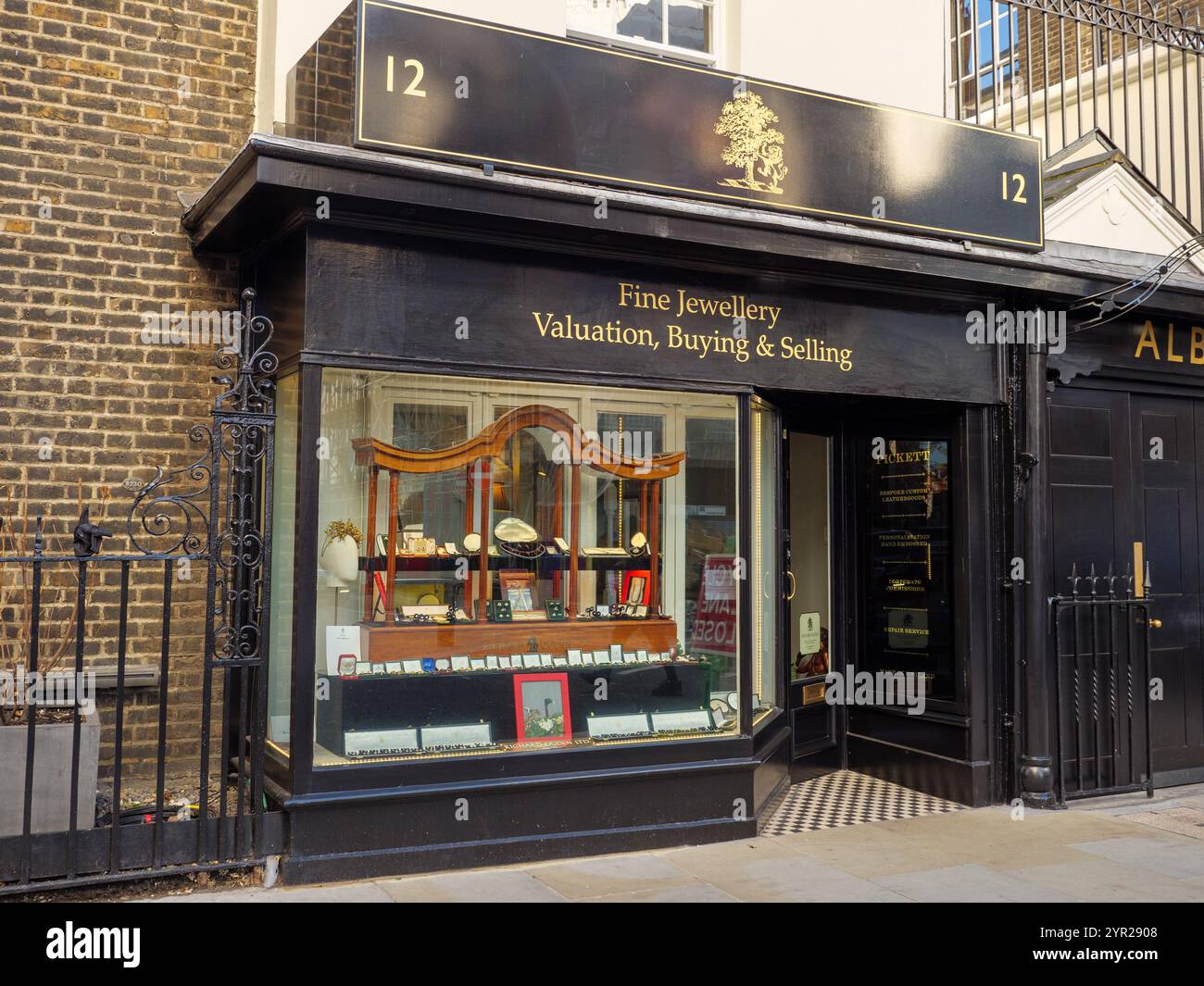 Richard Ogden gioielleria, Mayfair, Londra, Regno Unito Foto Stock