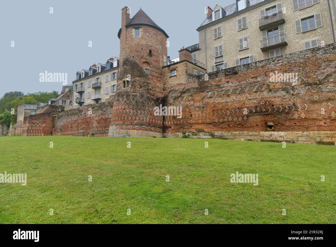 Le Mans è una città francese dal fascino del vecchio mondo, capitale del dipartimento di Sarthe nei Paesi della Loira. E' conosciuto per la 24 ore di le Mans Foto Stock
