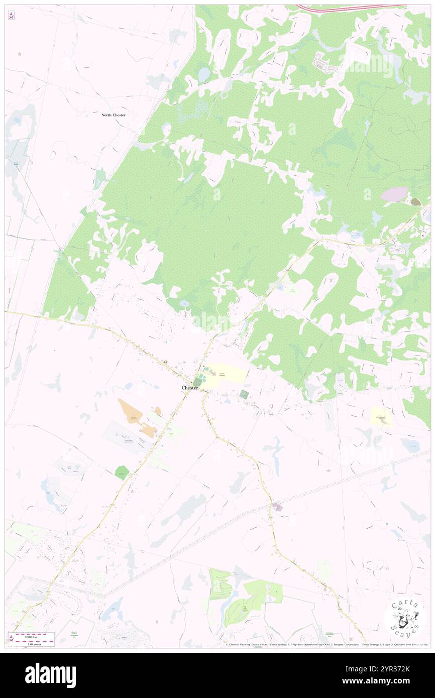 Città di Chester, Contea di Rockingham, Stati Uniti, New Hampshire, N 42 58' 2'', S 71 15' 2'', MAP, Cartascapes Map pubblicata nel 2024. Esplora Cartascapes, una mappa che rivela i diversi paesaggi, culture ed ecosistemi della Terra. Viaggia attraverso il tempo e lo spazio, scoprendo l'interconnessione del passato, del presente e del futuro del nostro pianeta. Foto Stock