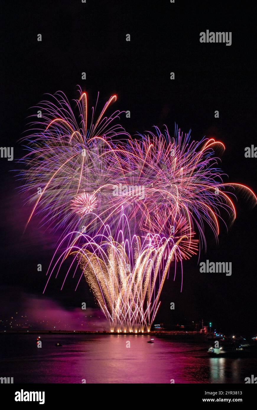 Plymouth Fireworks British Fireworks Championships Foto Stock