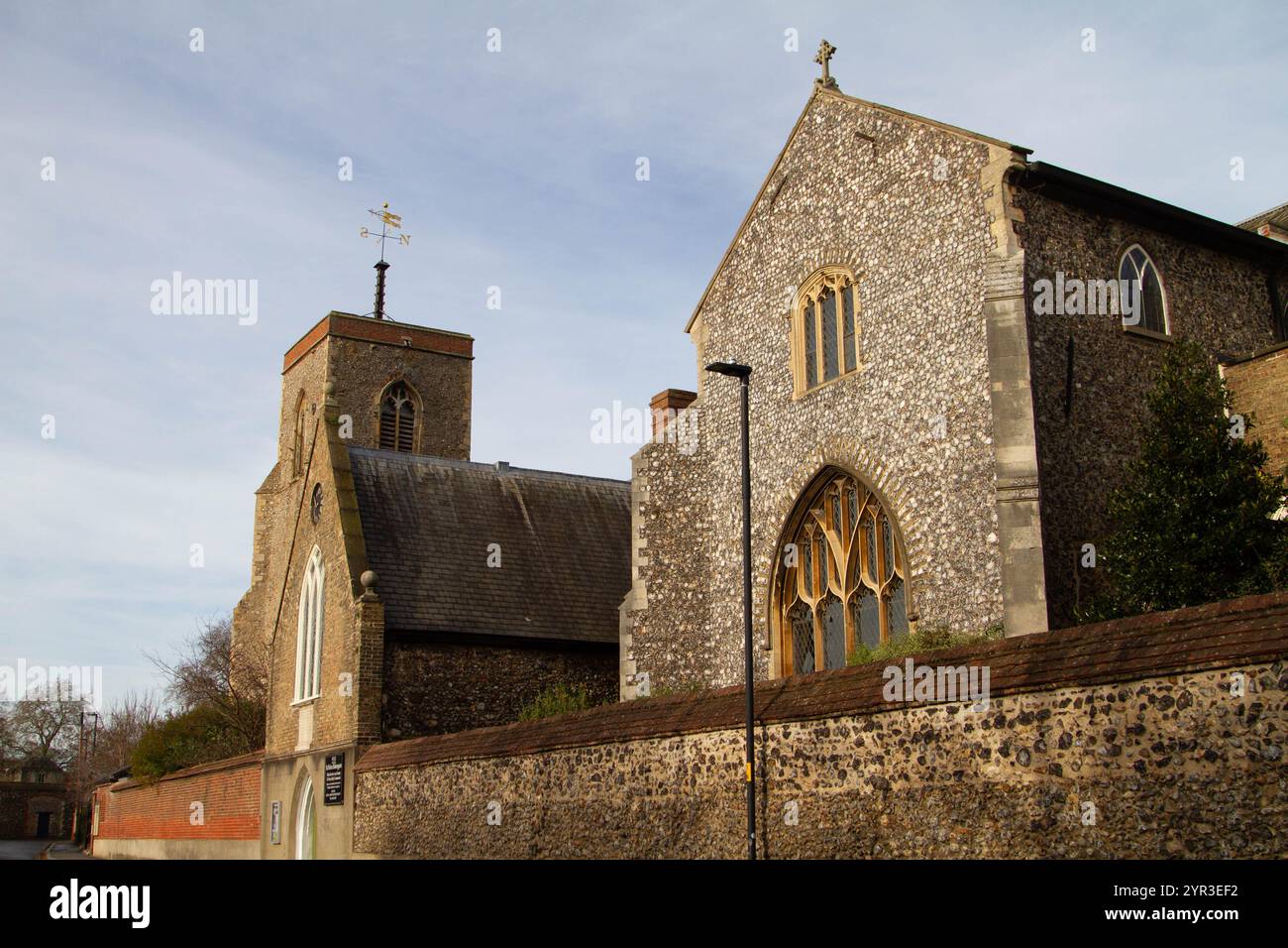 St Helen's Bishopgate, Norwich Foto Stock