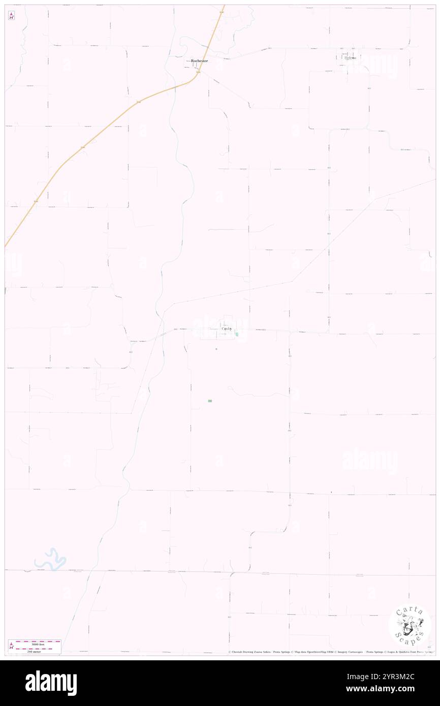 Village of Cosby, Andrew County, Stati Uniti, Stati Uniti, Missouri, N 39 51' 49'', S 94 40' 47'', MAP, Cartascapes Map pubblicata nel 2024. Esplora Cartascapes, una mappa che rivela i diversi paesaggi, culture ed ecosistemi della Terra. Viaggia attraverso il tempo e lo spazio, scoprendo l'interconnessione del passato, del presente e del futuro del nostro pianeta. Foto Stock