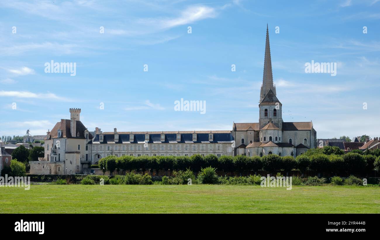 Abbazia di St Savin francia Foto Stock