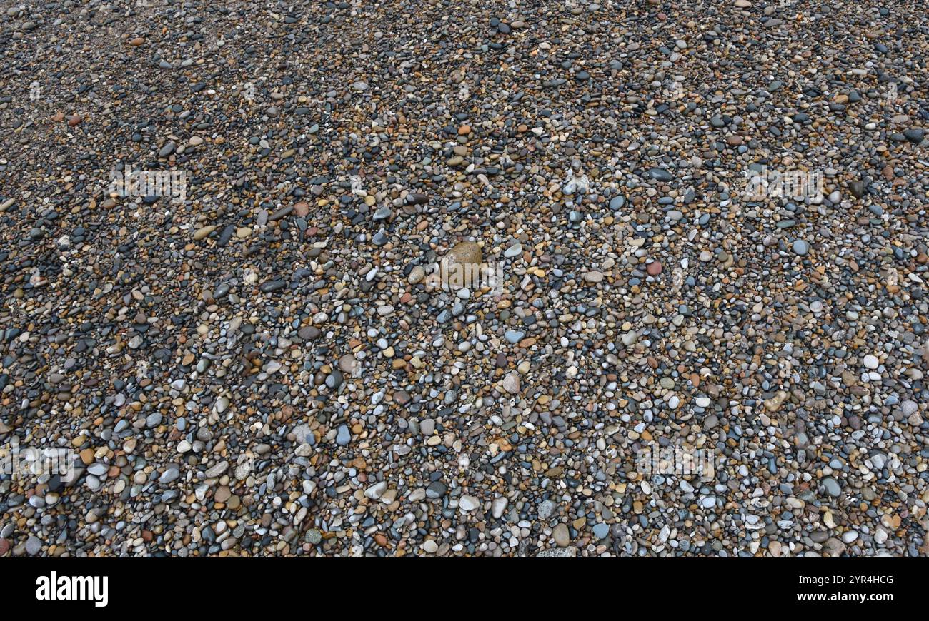 Pietre su una spiaggia Foto Stock