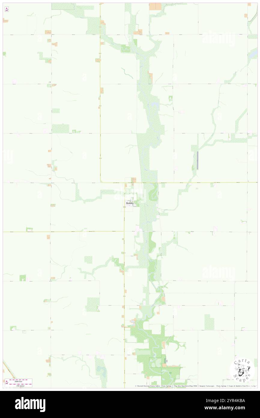 Città di Berkley, Contea di Boone, Stati Uniti, Iowa, N 41 56' 47'', S 94 6' 49'', MAP, Cartascapes Map pubblicata nel 2024. Esplora Cartascapes, una mappa che rivela i diversi paesaggi, culture ed ecosistemi della Terra. Viaggia attraverso il tempo e lo spazio, scoprendo l'interconnessione del passato, del presente e del futuro del nostro pianeta. Foto Stock