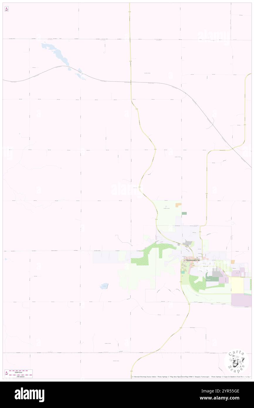 Città di Glenwood, Saint Croix County, Stati Uniti, Wisconsin N 45 4' 42'', S 92 11' 56'', MAP, Cartascapes Map pubblicata nel 2024. Esplora Cartascapes, una mappa che rivela i diversi paesaggi, culture ed ecosistemi della Terra. Viaggia attraverso il tempo e lo spazio, scoprendo l'interconnessione del passato, del presente e del futuro del nostro pianeta. Foto Stock