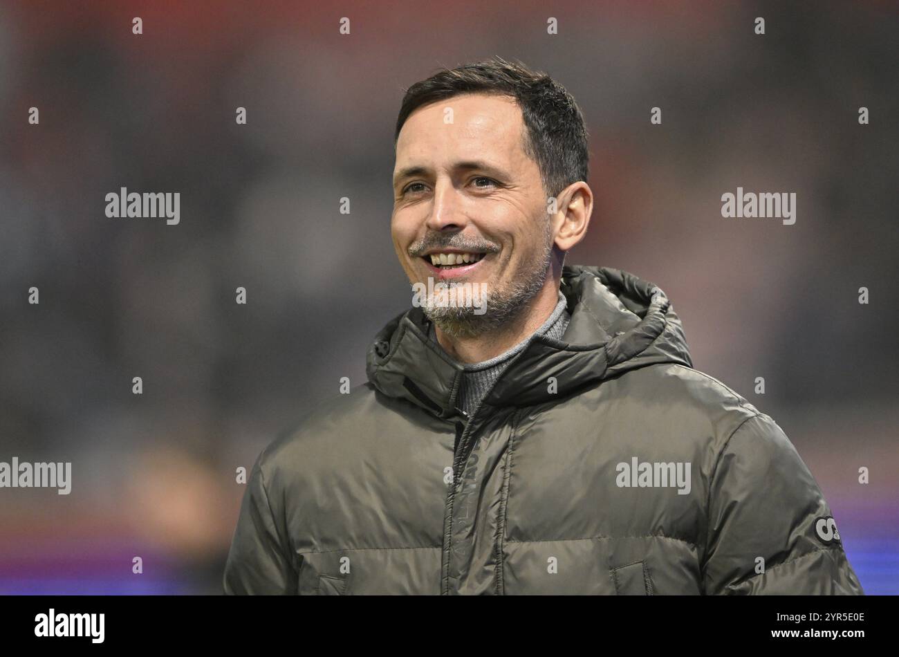 Coach Dino Toppmoeller Eintracht Frankfurt SGE, Ritratto, sorrisi, Voith-Arena, Heidenheim, Baden-Wuerttemberg, Germania, Europa Foto Stock