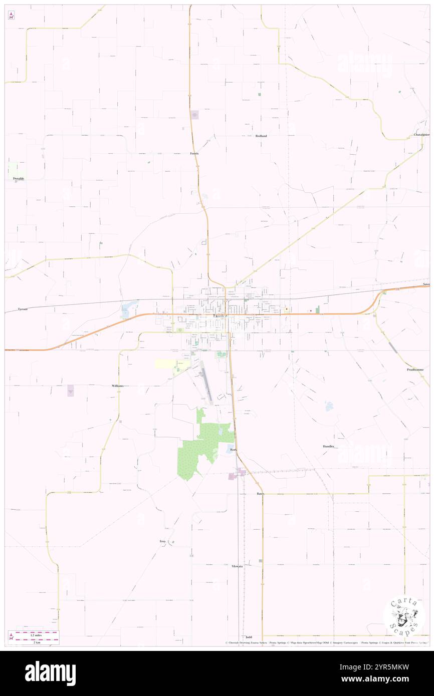 Città di Eunice, Saint Landry Parish, Stati Uniti, Louisiana, N 30 29' 25'', S 92 25' 8'', MAP, Cartascapes Map pubblicata nel 2024. Esplora Cartascapes, una mappa che rivela i diversi paesaggi, culture ed ecosistemi della Terra. Viaggia attraverso il tempo e lo spazio, scoprendo l'interconnessione del passato, del presente e del futuro del nostro pianeta. Foto Stock