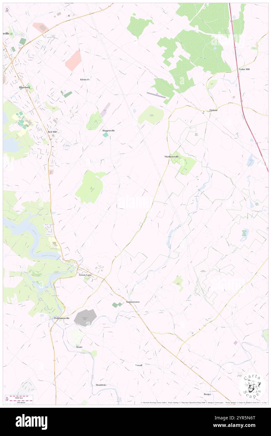 Township of Marlborough, Montgomery County, Stati Uniti, Pennsylvania, N 40 21' 26'', S 75 26' 59'', MAP, Cartascapes Map pubblicata nel 2024. Esplora Cartascapes, una mappa che rivela i diversi paesaggi, culture ed ecosistemi della Terra. Viaggia attraverso il tempo e lo spazio, scoprendo l'interconnessione del passato, del presente e del futuro del nostro pianeta. Foto Stock