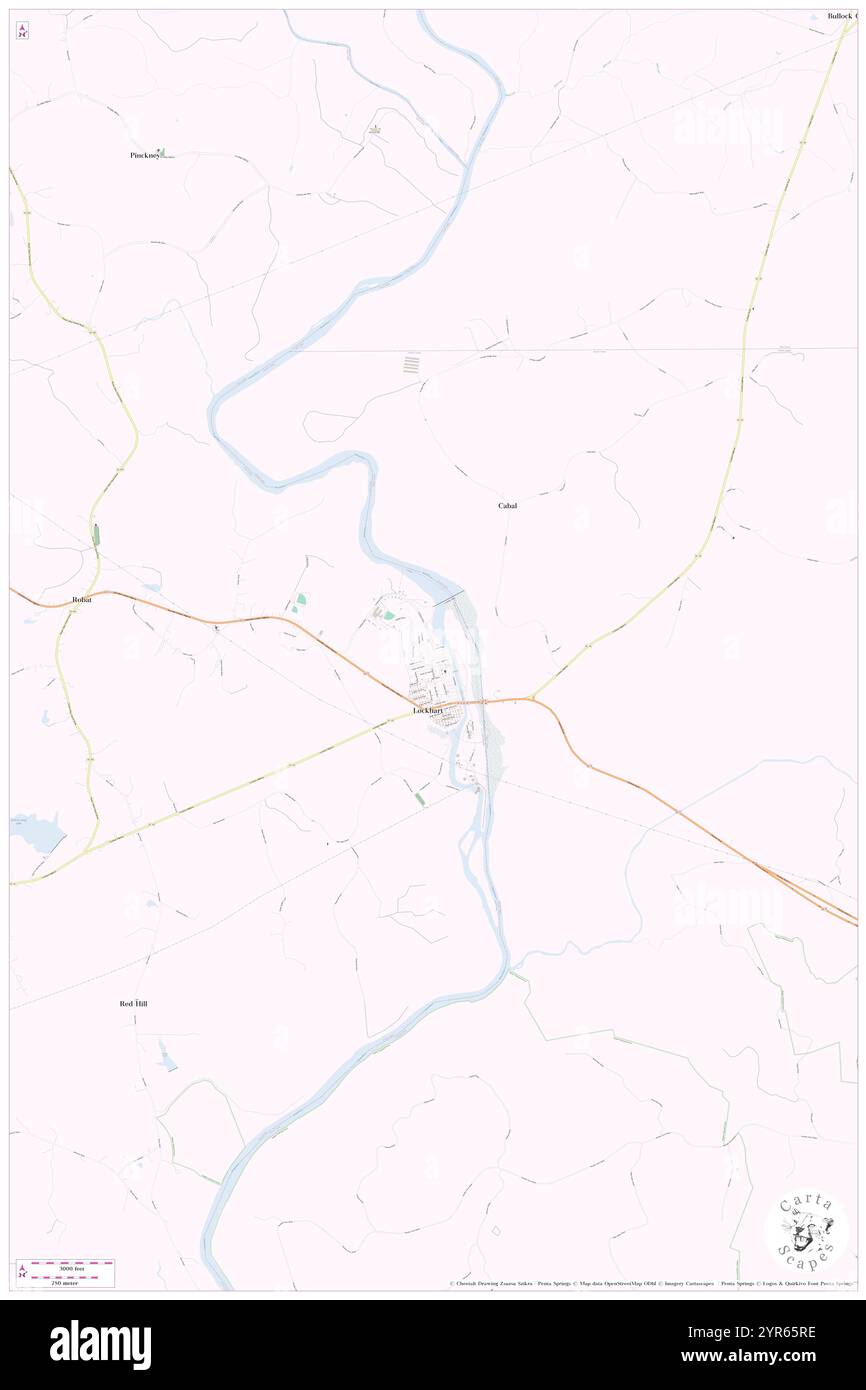 Città di Lockhart, Union County, Stati Uniti, Carolina del Sud, N 34 47' 32'', S 81 27' 41'', MAP, Cartascapes Map pubblicata nel 2024. Esplora Cartascapes, una mappa che rivela i diversi paesaggi, culture ed ecosistemi della Terra. Viaggia attraverso il tempo e lo spazio, scoprendo l'interconnessione del passato, del presente e del futuro del nostro pianeta. Foto Stock