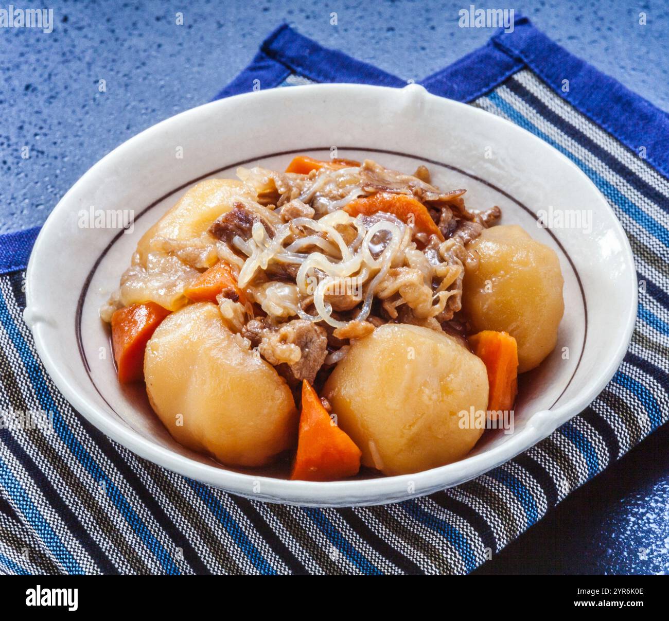 Carne e patate Foto Stock