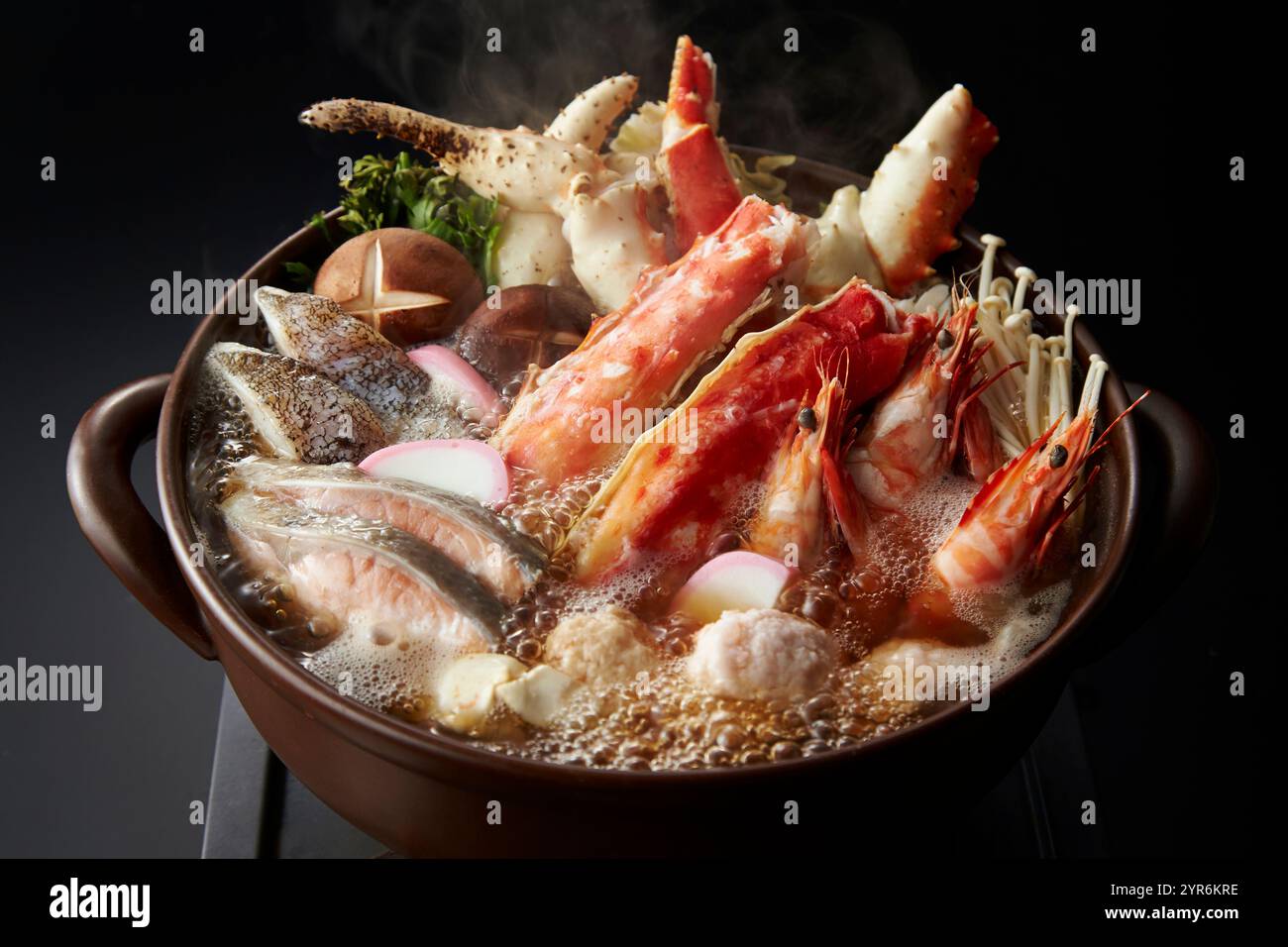 Pentola per granchio e gamberi Foto Stock