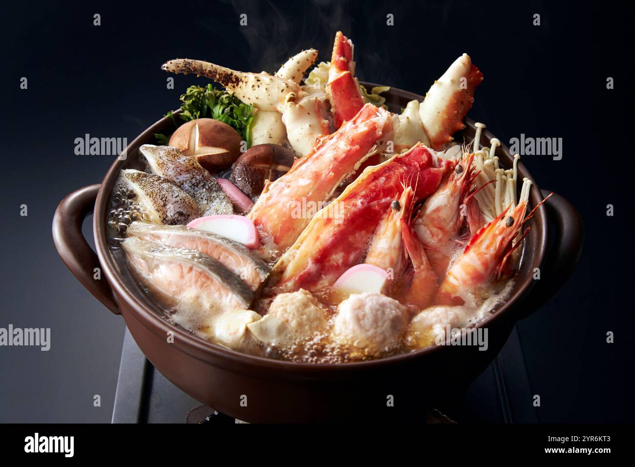 Pentola per granchio e gamberi Foto Stock