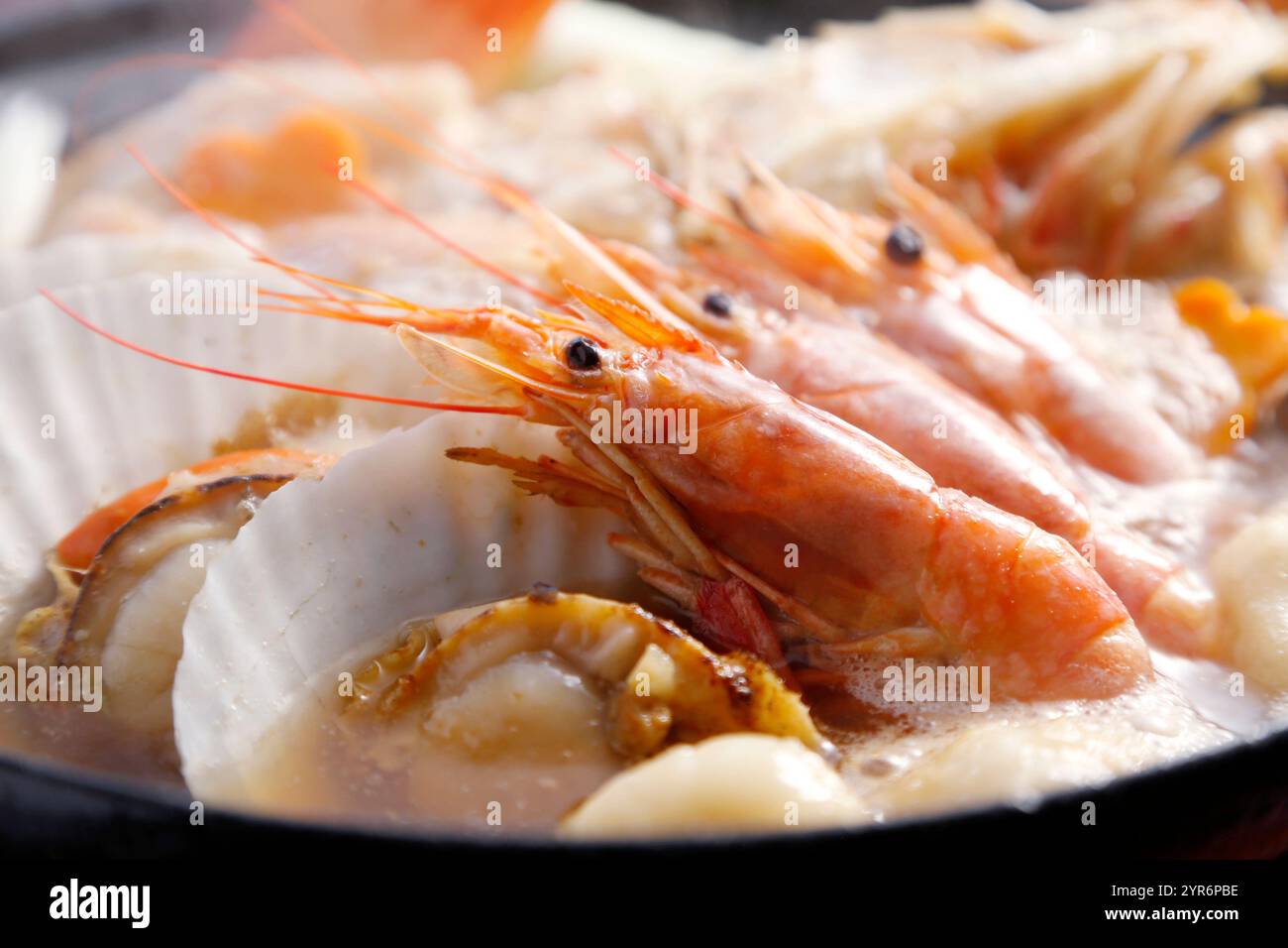 Pesce Yose-nabe Foto Stock