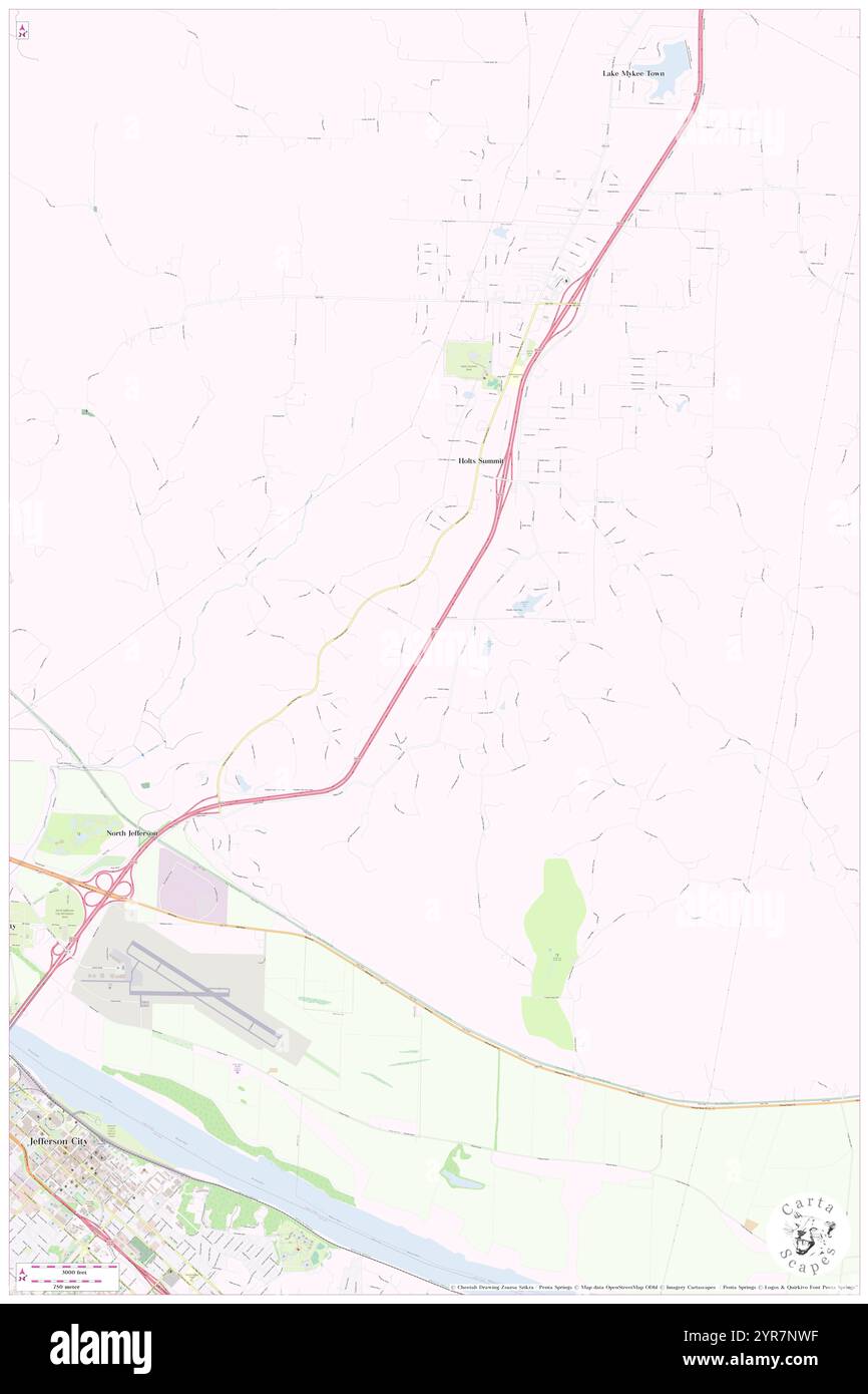 Township of Summit, contea di Callaway, Stati Uniti, Missouri, N 38 37' 21'', S 92 7' 40'', mappa, Cartascapes Map pubblicata nel 2024. Esplora Cartascapes, una mappa che rivela i diversi paesaggi, culture ed ecosistemi della Terra. Viaggia attraverso il tempo e lo spazio, scoprendo l'interconnessione del passato, del presente e del futuro del nostro pianeta. Foto Stock