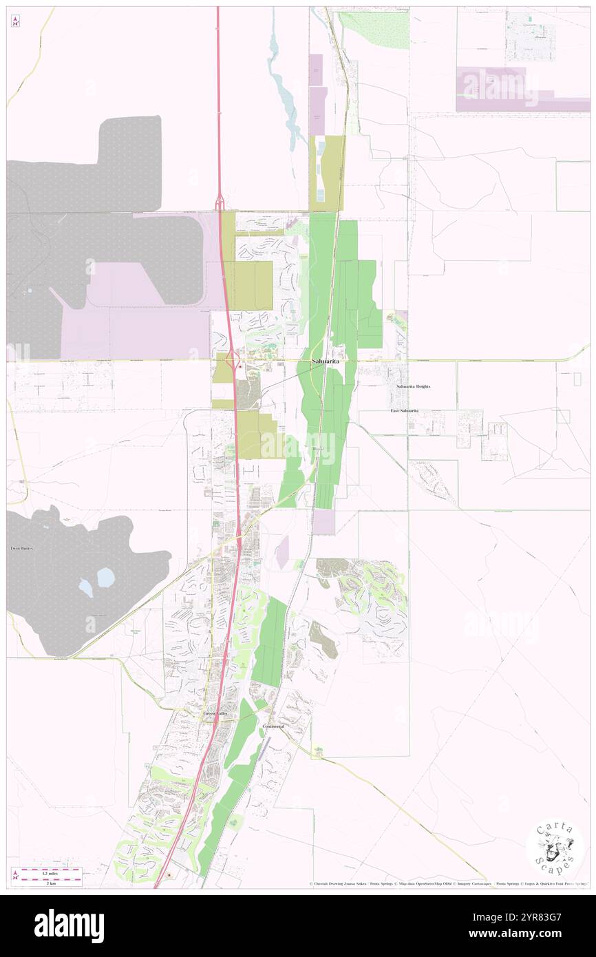 Città di Sahuarita, Pima County, Stati Uniti, Arizona, N 31 55' 55'', S 110 57' 54'', MAP, Cartascapes Map pubblicata nel 2024. Esplora Cartascapes, una mappa che rivela i diversi paesaggi, culture ed ecosistemi della Terra. Viaggia attraverso il tempo e lo spazio, scoprendo l'interconnessione del passato, del presente e del futuro del nostro pianeta. Foto Stock