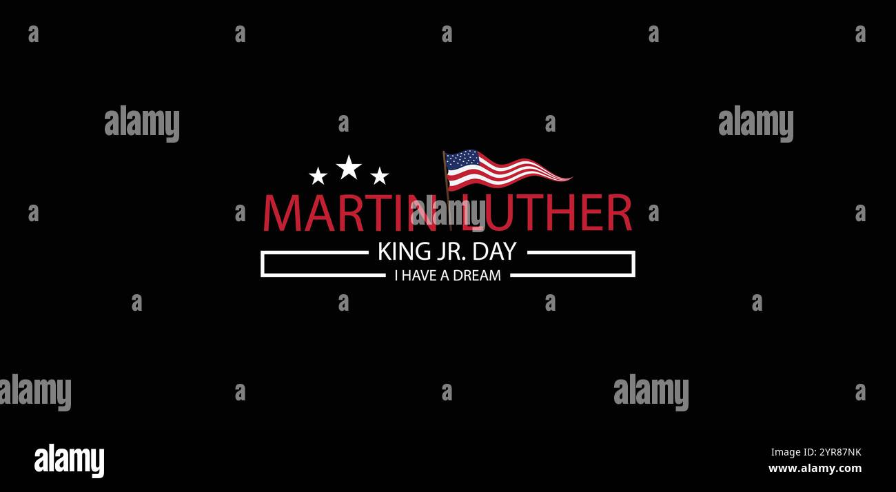 Riflettendo sul Martin Luther King Day un'Ode to Dreams Illustrazione Vettoriale