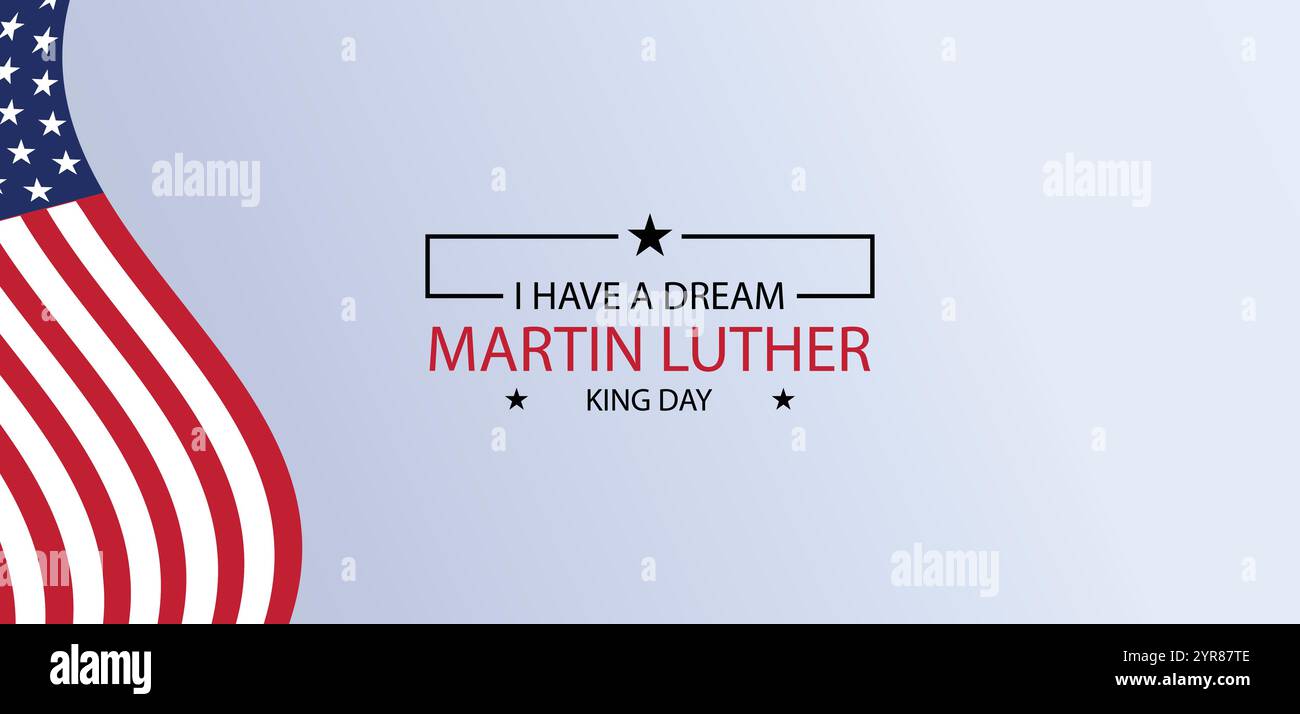 Riflettendo sul Martin Luther King Day un'Ode to Dreams Illustrazione Vettoriale