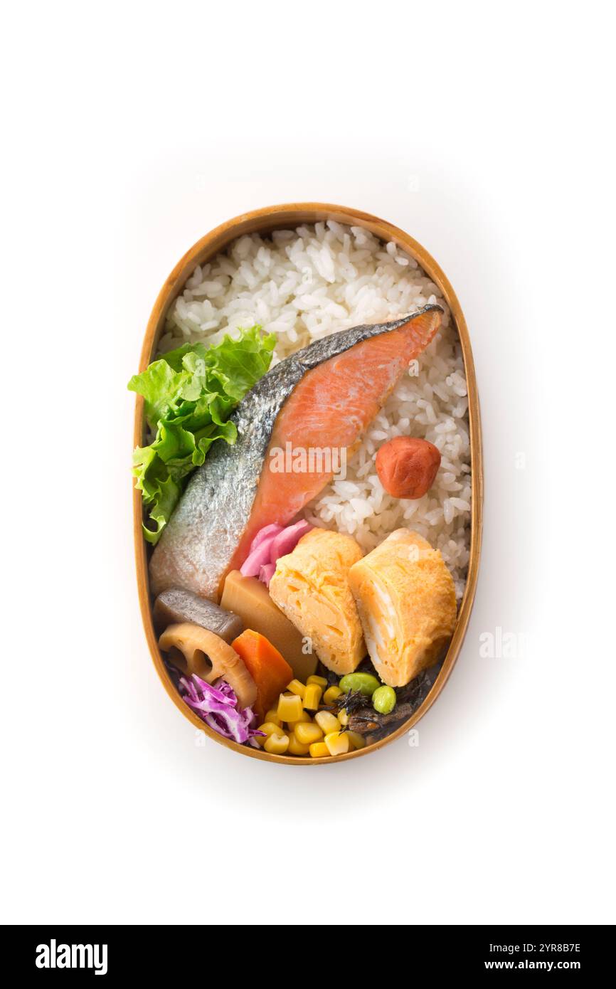 Pranzo al salmone Foto Stock