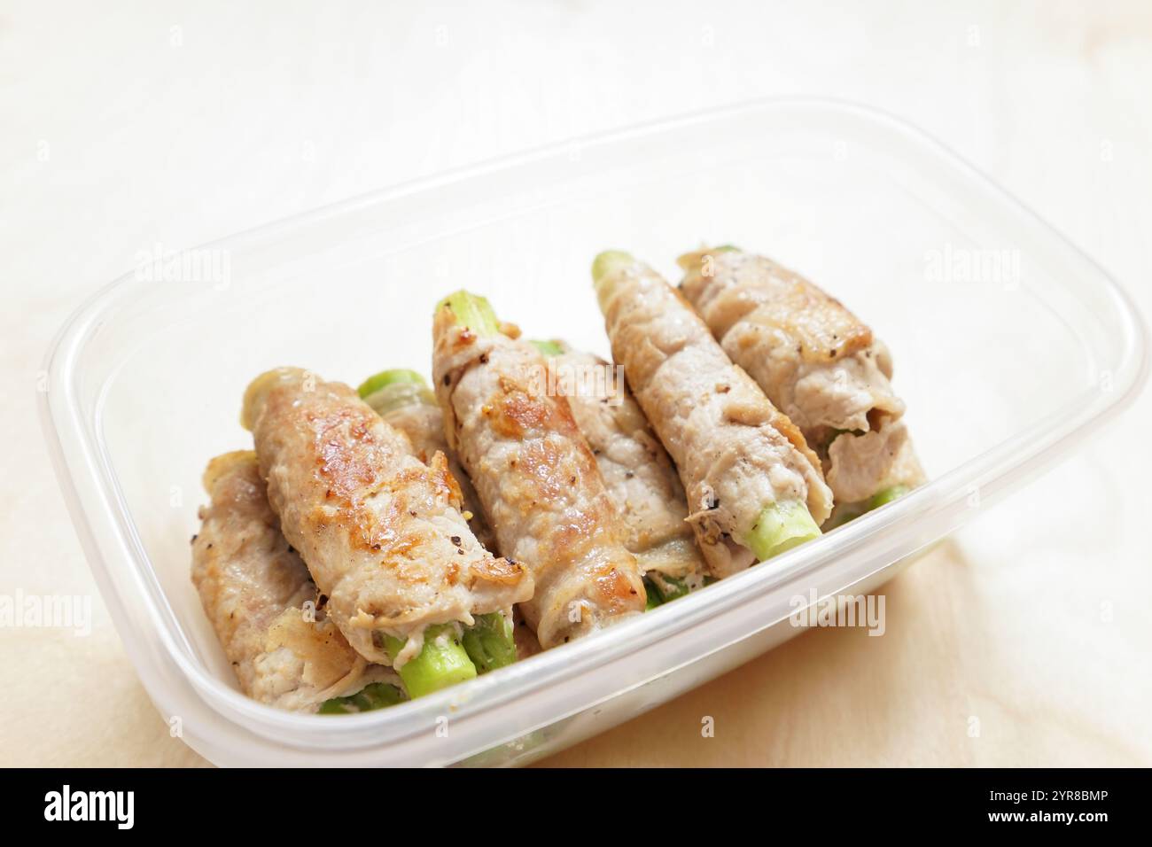 Involtino di carne vegetale Foto Stock