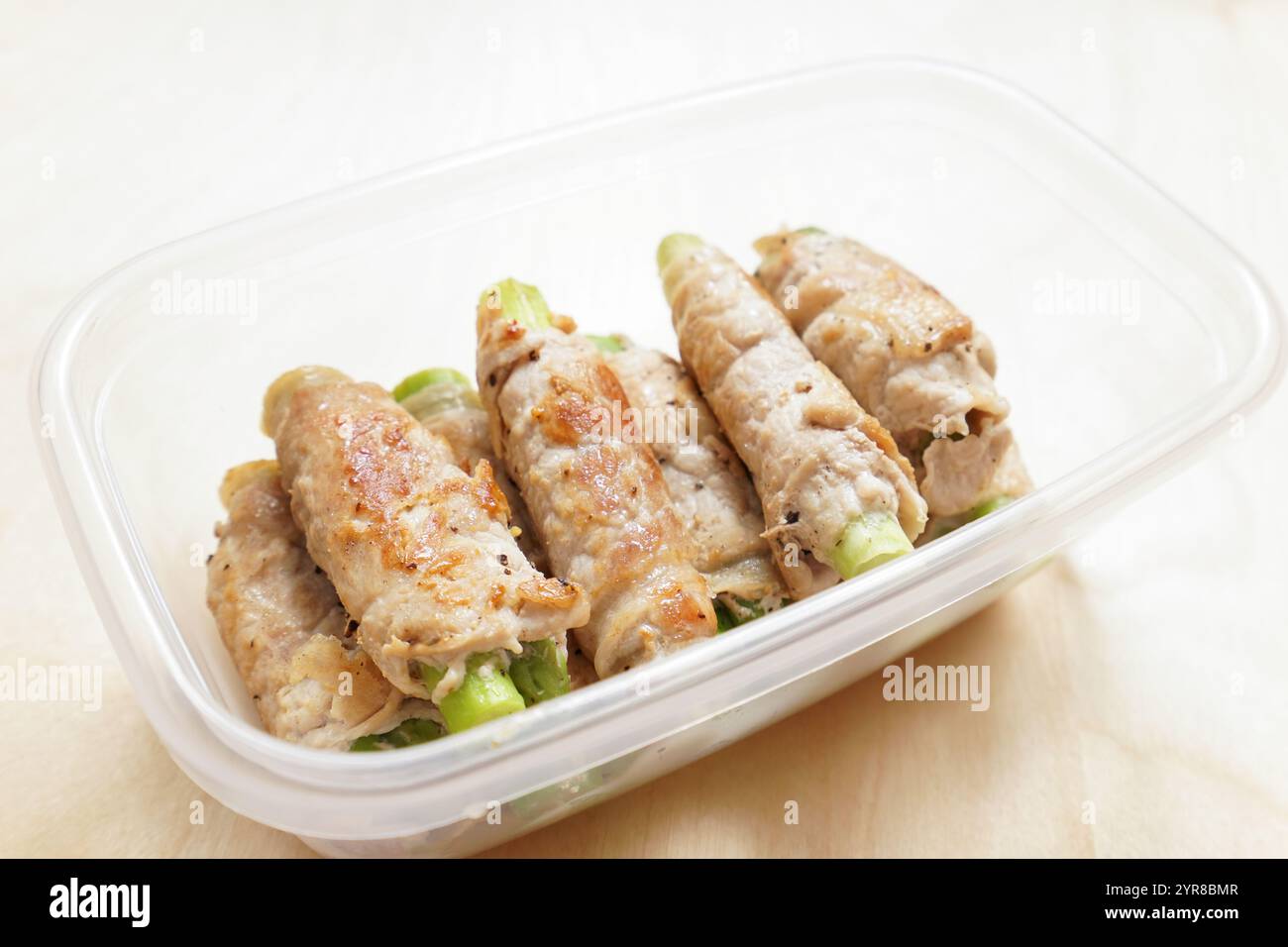 Involtino di carne vegetale Foto Stock