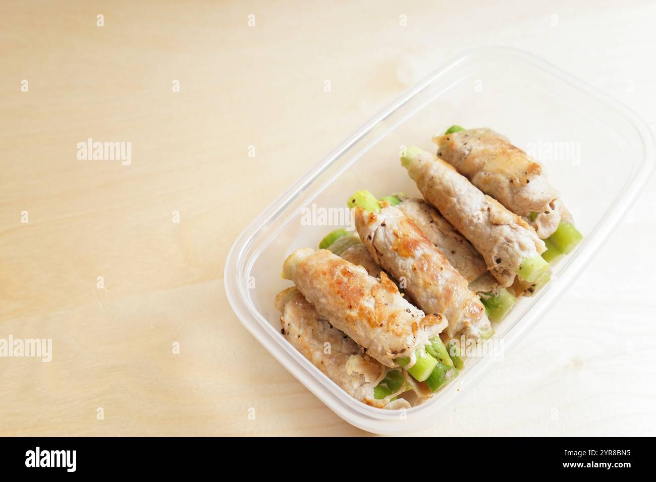 Involtino di carne vegetale Foto Stock