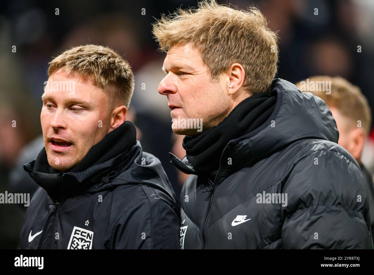 Cheftræner / Coach (FCN) - Jens Fønsskov Olsen / Jens Fonsskov Olsen. Superliga: FC København mod FC Nordsjælland - 02.12.2024. København, Danmark. Foto Stock