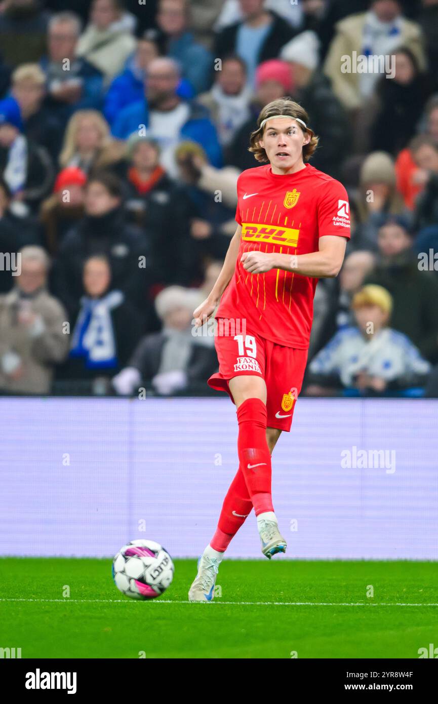 19 (FCN) - Lucas Hey. Superliga: FC København mod FC Nordsjælland - 02.12.2024. København, Danmark. 2 dicembre 2024. Regno Unito: FC Copenhagen vs FC Nord Foto Stock