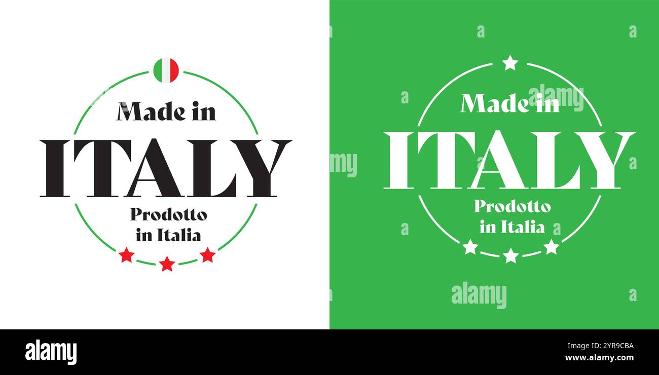 Etichetta con marchio Made in USA Illustrazione Vettoriale