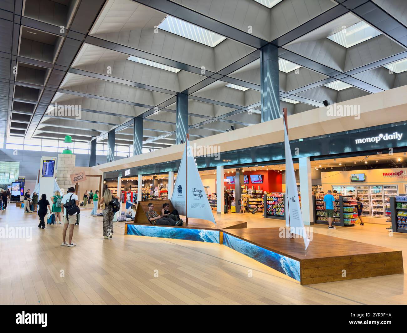 Aeroporto Marseille Provence il 15 agosto 2024 a Marsiglia, Francia. Fotografo: Peter Schatz Foto Stock