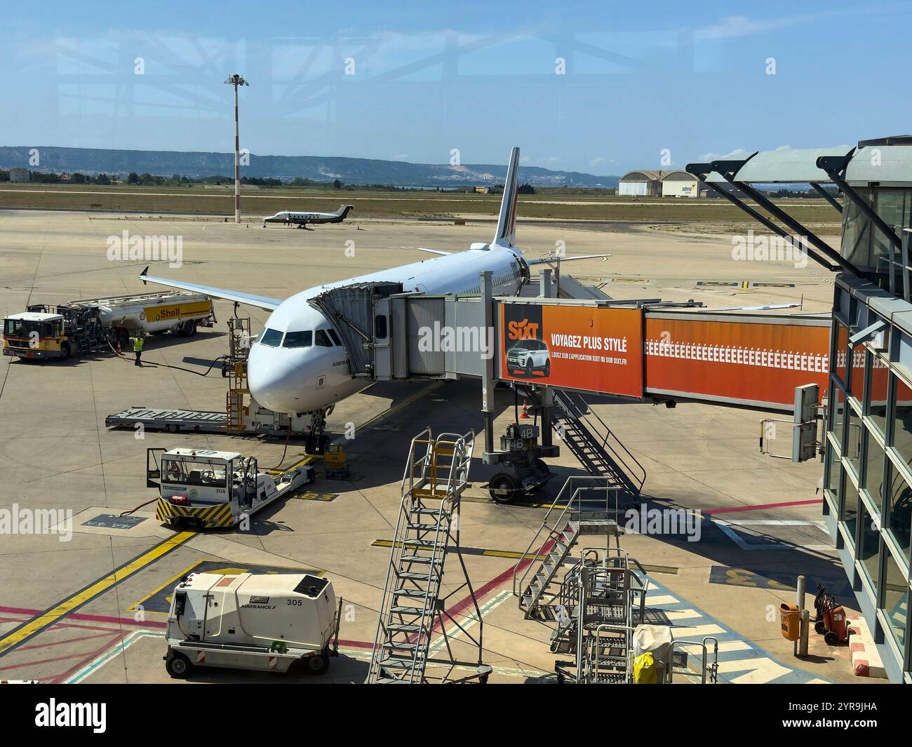 Aeroporto Marseille Provence il 13 agosto 2024 a Marsiglia, Francia. Foto Stock