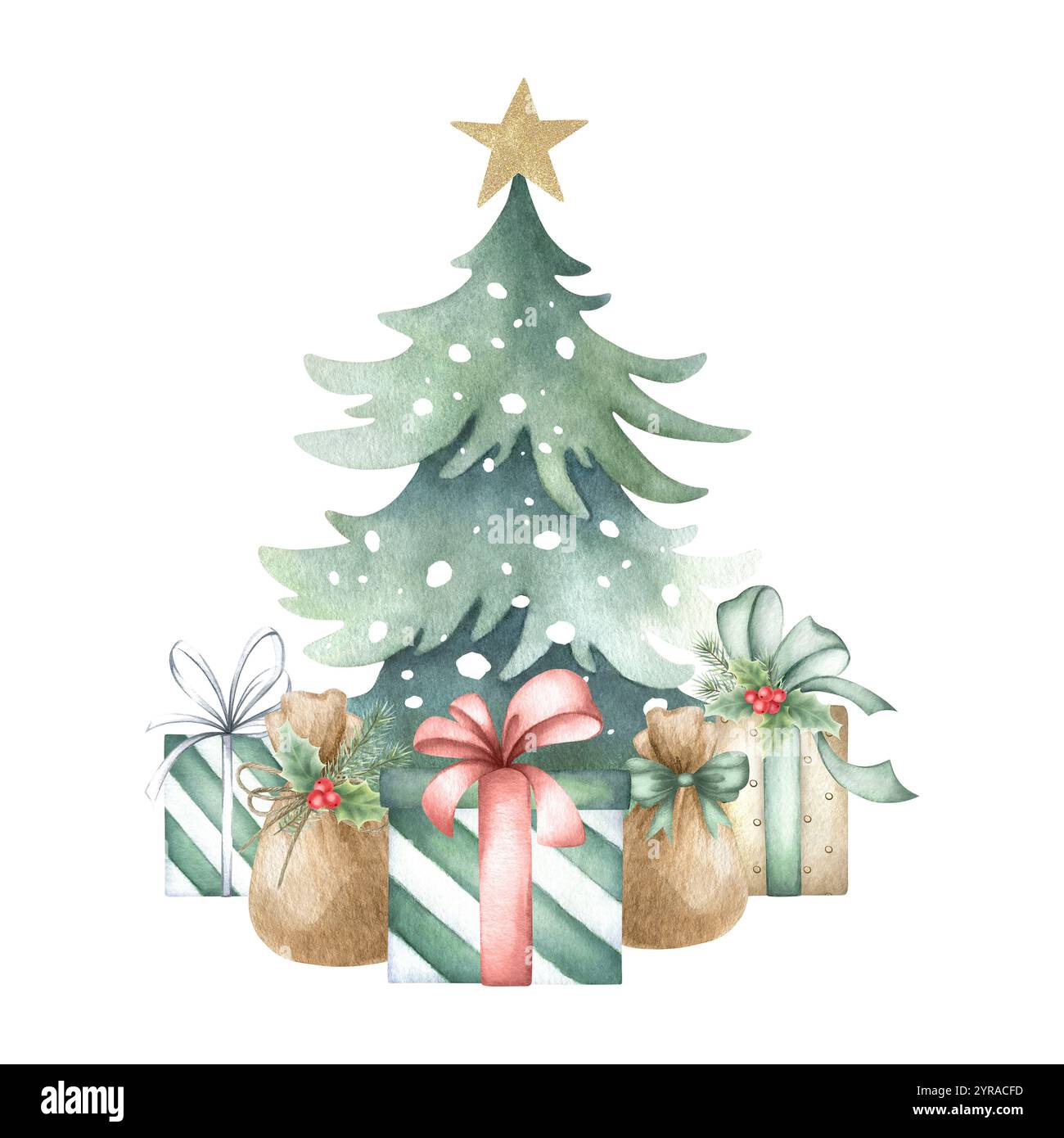 Printtoo Ornamento Natale Inciso Laser 'Il Nostro Primo Natale' Con Scatola Regalo - Acrilico Trasparente Con Nastro Rosso