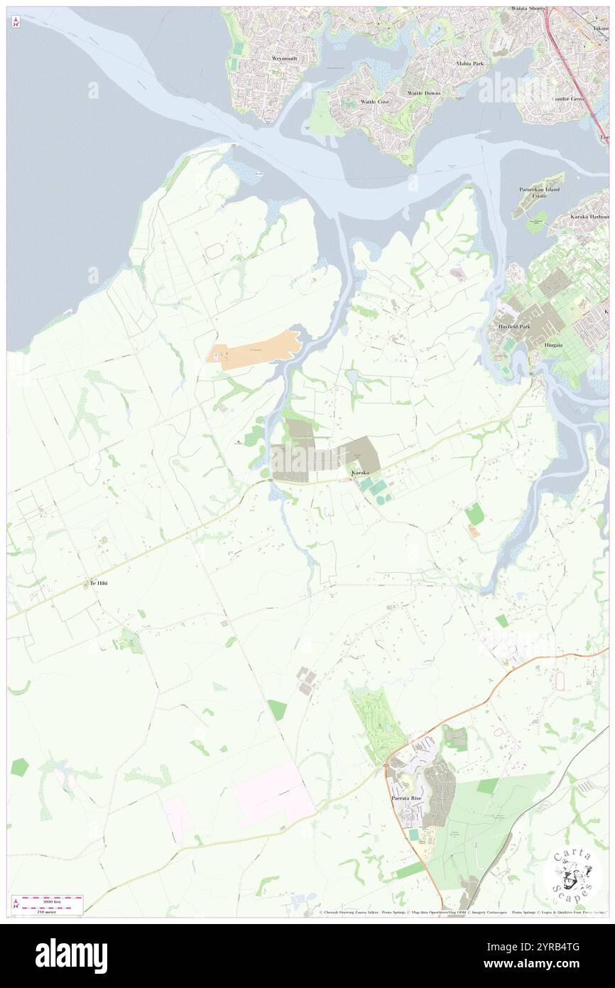 Karaka, nuova Zelanda, Auckland, S 37 5' 53'', N 174 52' 12'', MAP, Cartascapes Map pubblicata nel 2024. Esplora Cartascapes, una mappa che rivela i diversi paesaggi, culture ed ecosistemi della Terra. Viaggia attraverso il tempo e lo spazio, scoprendo l'interconnessione del passato, del presente e del futuro del nostro pianeta. Foto Stock