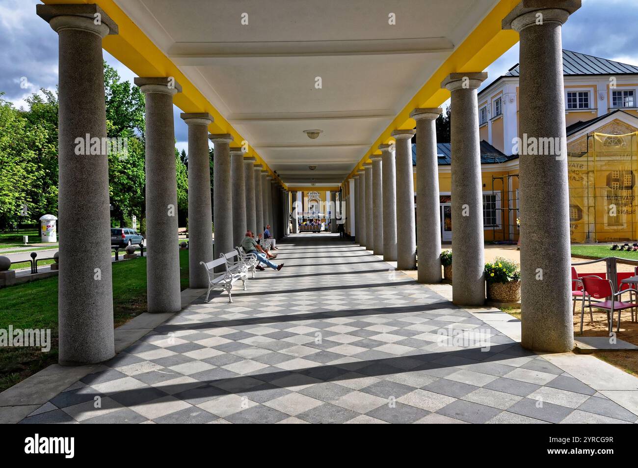 Città termale di Františkovi lázně lázeňské město / Františkovi lázně Foto Stock