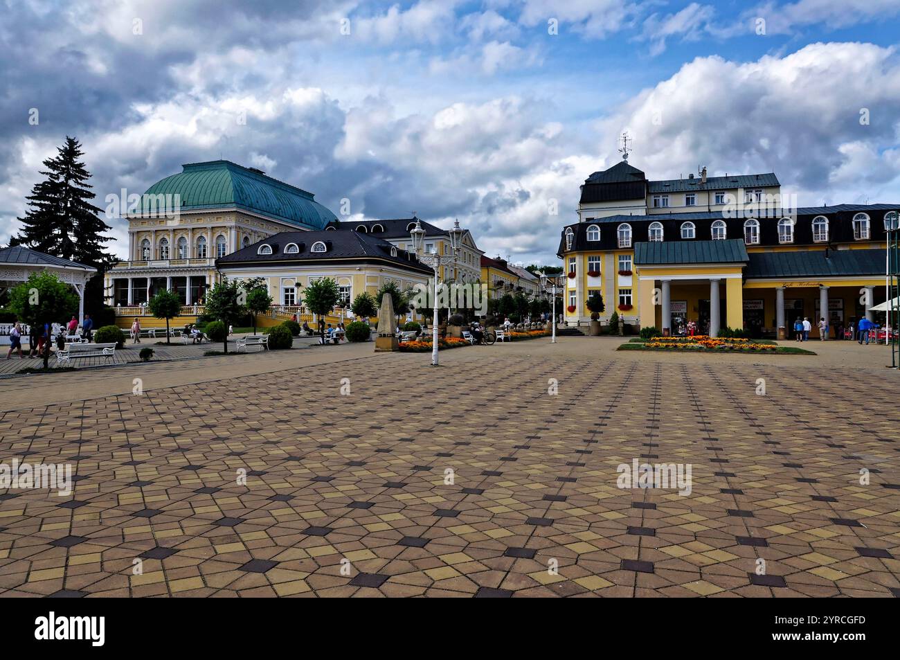 Città termale di Františkovi lázně lázeňské město / Františkovi lázně Foto Stock