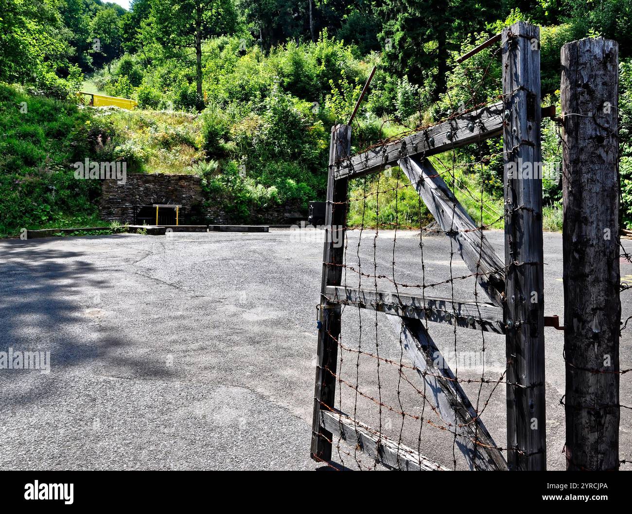 Jáchymov lázeňské město è una città termale di těžba uranu / Jáchymov e l'estrazione dell'uranio Foto Stock