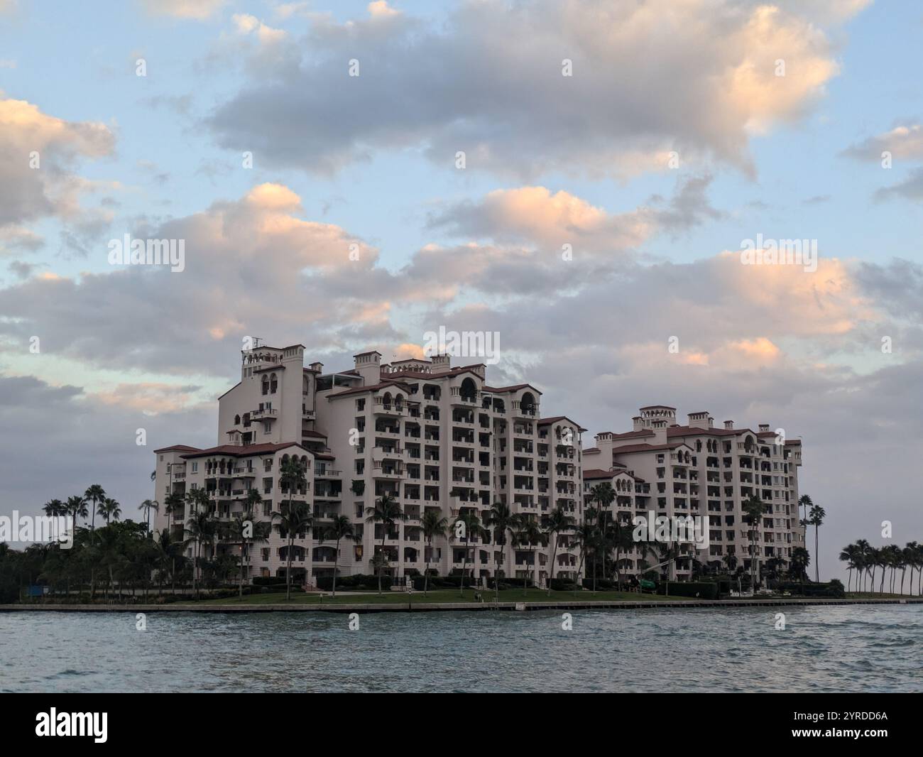 Case dei ricchi di Miami Foto Stock