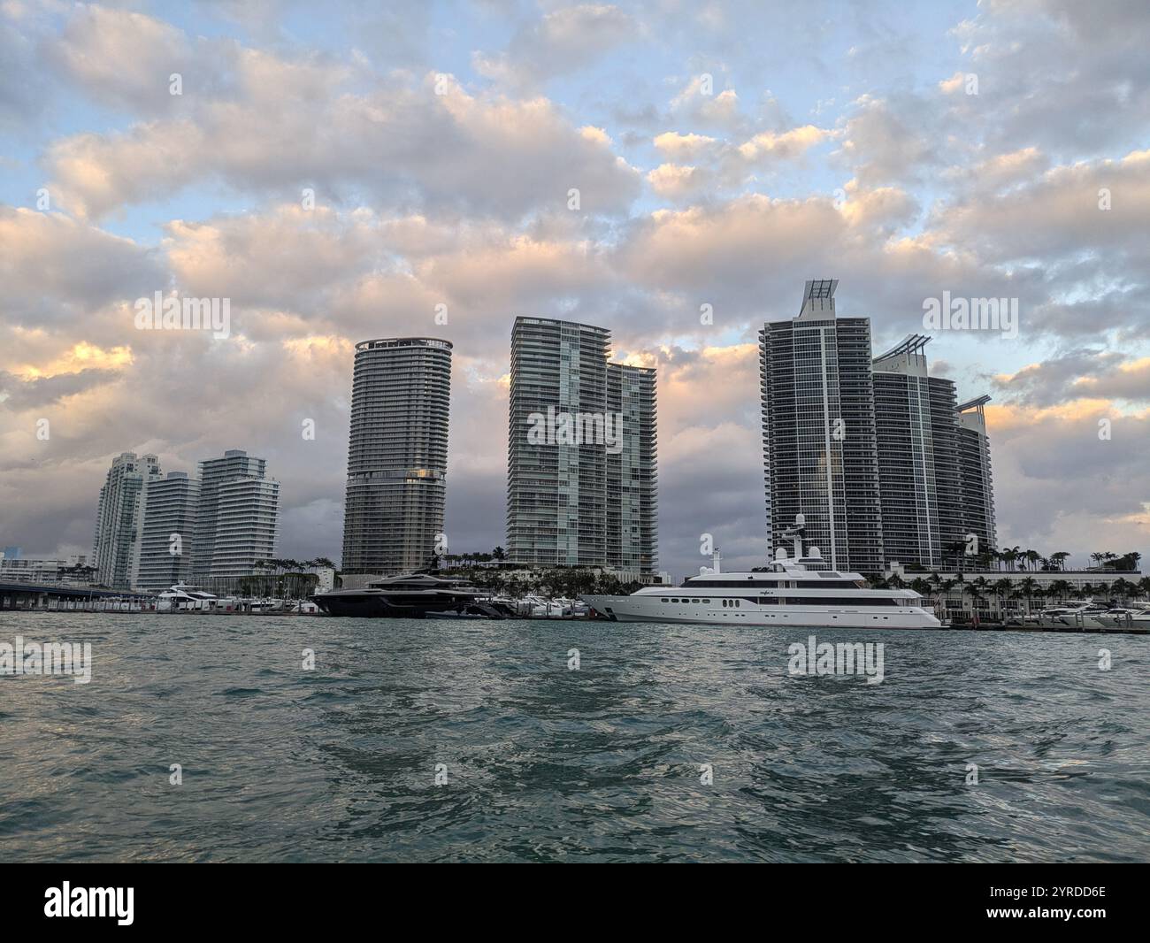 Case dei ricchi di Miami Foto Stock