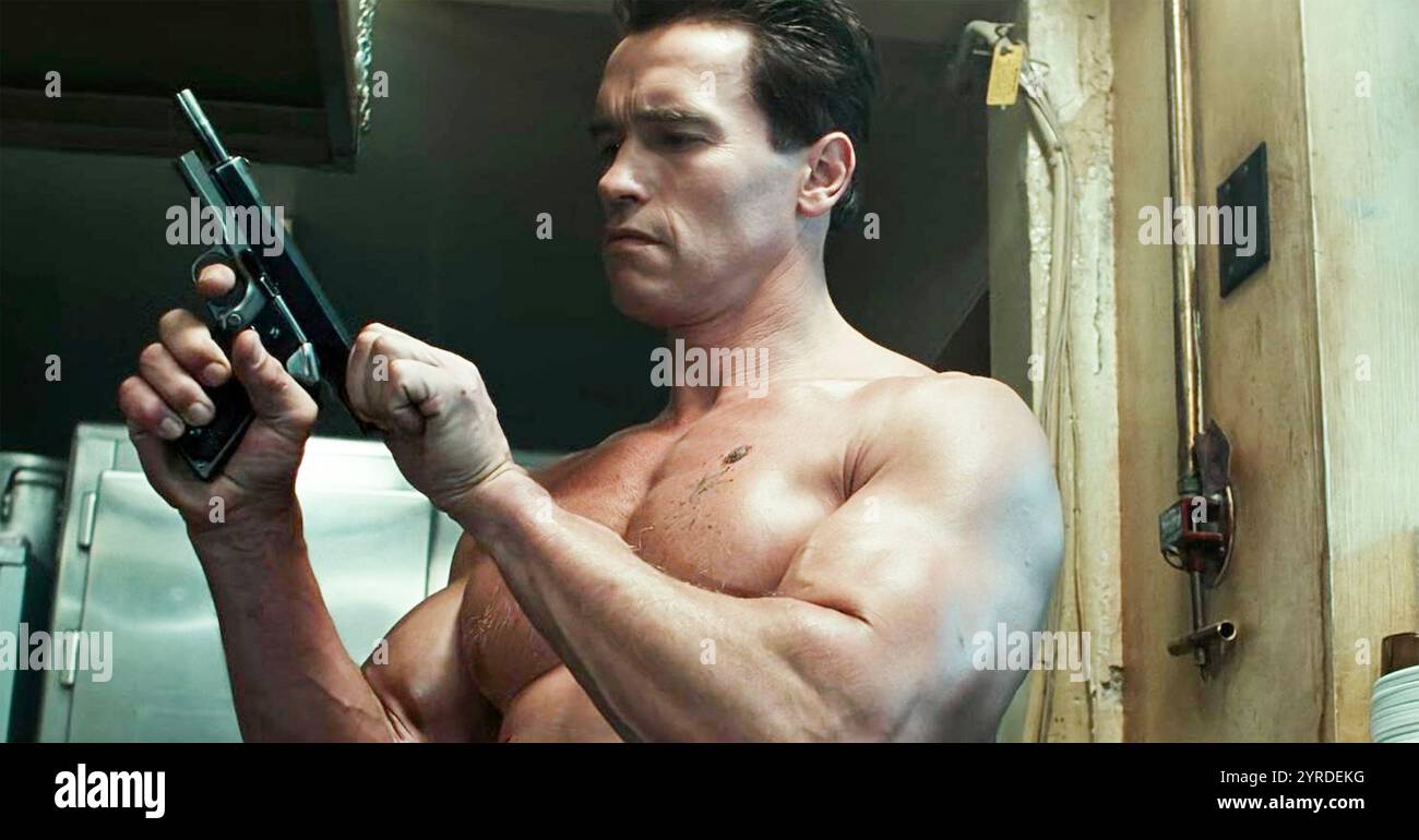 TERMINATOR 2: GIORNO DEL GIUDIZIO 1991 film della TriStar Pictures con Arnold Schwarzenegger come Terminator Foto Stock
